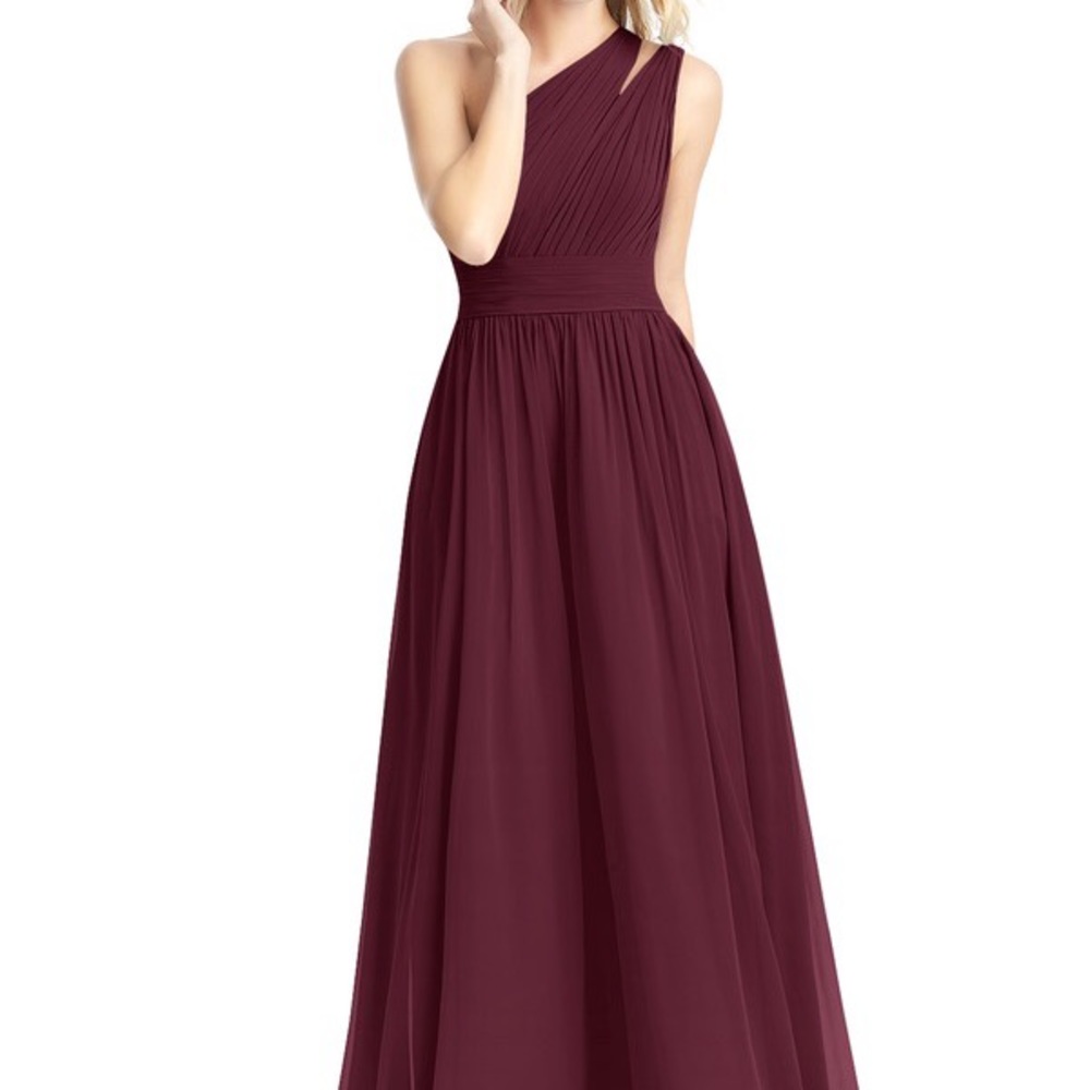 Azazie Bridesmaid Dress - Molly style in Cabernet